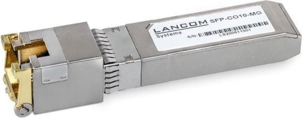 LANCOM SFP-CO10-MG - SFP+ transceivermodul - 10 GigE, 5 GigE, 2,5 GigE - 10GBase-T - RJ-45 (60170)