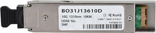 Kompatibla SMC-nätverk SMC10GXFP-LR BlueOptics© BO31J13610D XFP Transceiver, LC-Duplex, 10GBASE-LR, Singlemode Fiber, 1310nm, 10KM, DDM, 0°C/+70°C (SM
