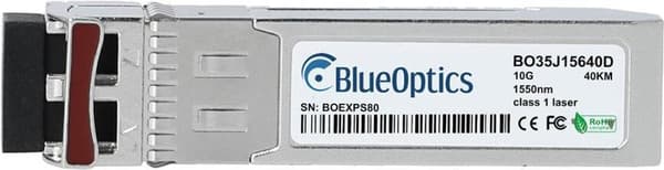 Kompatibel Weidmüller 2779130000 BlueOptics SFP+ Transceiver, LC-Duplex, 10GBASE-ER, Singlemode Fiber, 1550nm, 40KM, DDM, 0°C/+70°C (2779130000-BO)