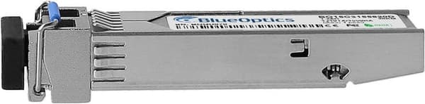 Allied Telesis AT-SPBD20LC/I-13-kompatibel BlueOptics© SFP Bidi-transceiver för singelmods gigabit höghastighetsdataöverföring i fiberoptiska nätverk.