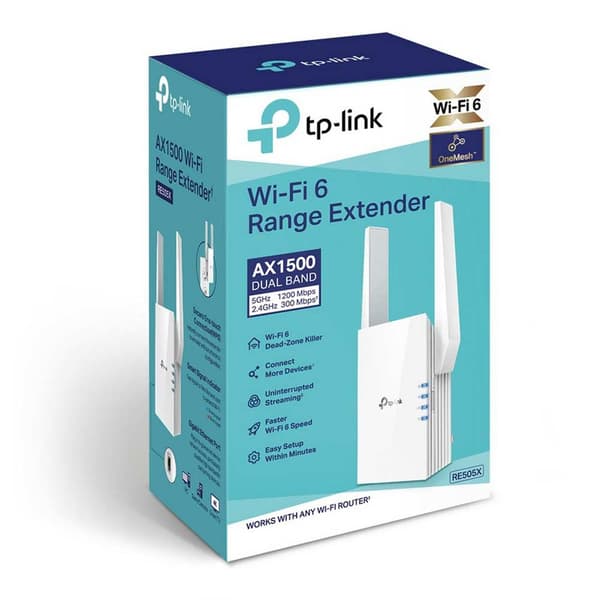 Tp-link Trådlös Lan Repeater Re505x Vit