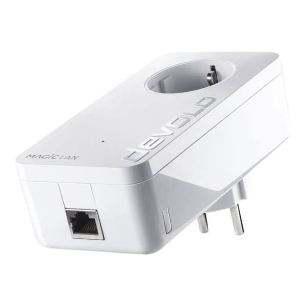 devolo Magic 1 LAN Starter Kit GigE bridge, HomeGrid Wall-anslutning (2-pack) Vit