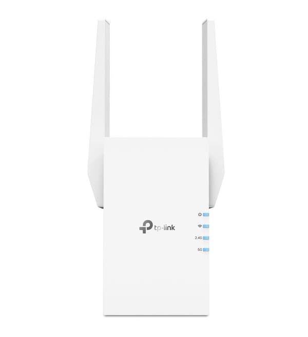TP-Link RE705X mesh wi-fi system Dual-band (2.4 GHz / 5 GHz) Wi-Fi 6 (802.11ax) White 1 External