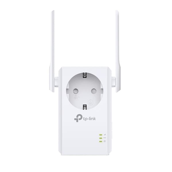 TP-LINK 300 Mbps Wi-Fi Range Extender med AC Passthrough Hvid