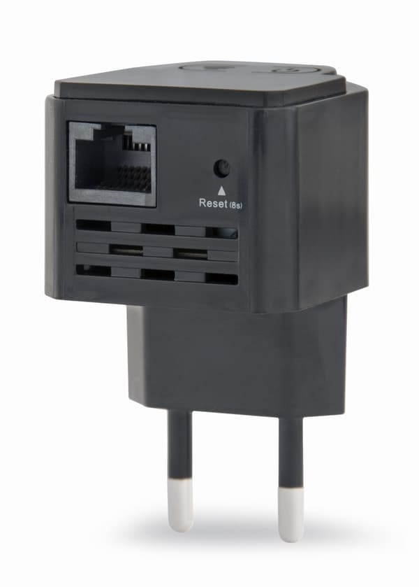 Gembird WNP-RP300-03-BK bro/repeater Netværksrepeater 300 Mbit/s Sort
