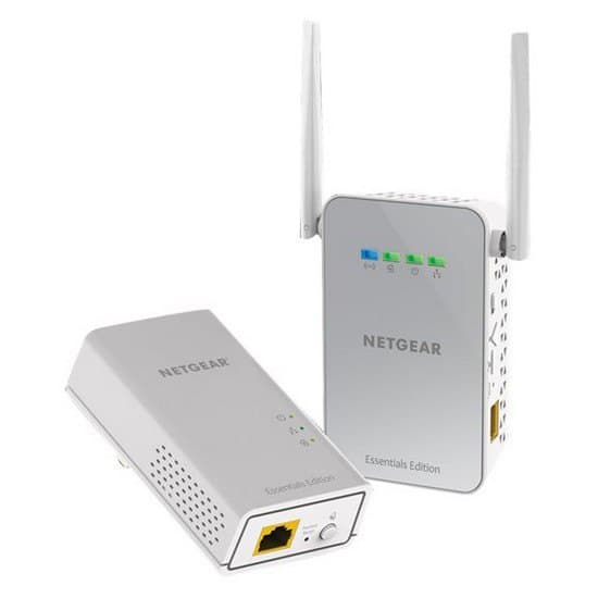 Netgear Plc-sovitin Powerline 1000+wifi Set Valkoinen