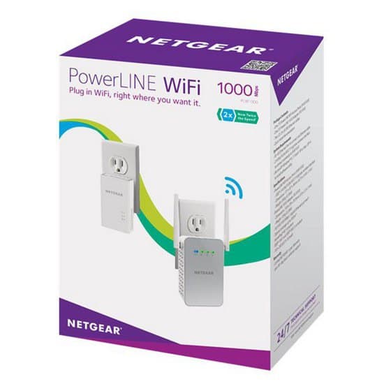 Netgear Plc-sovitin Powerline 1000+wifi Set Valkoinen