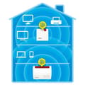 Miniatyrbild 5 av 7: Avm Wifi-repeterare 1200 Ax Vit