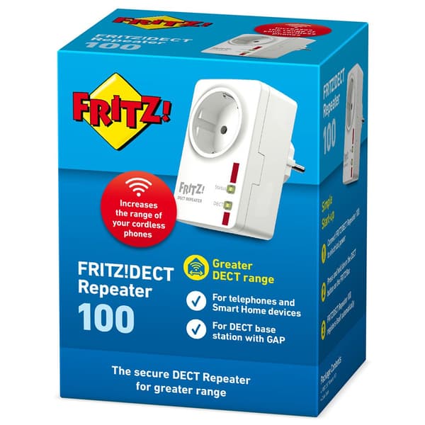 Avm Wifi Repeater Fritz Dect 100 Hvid