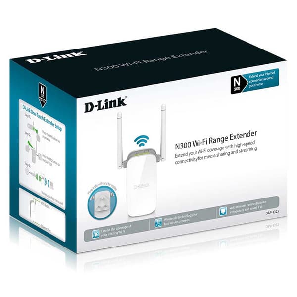 D-link Wifi -repeterare Dap-1325 N300 Rj-45 Vit