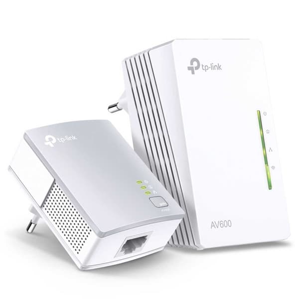 Tp-link Plc Adapter Av600 Powerline Kit Hvid
