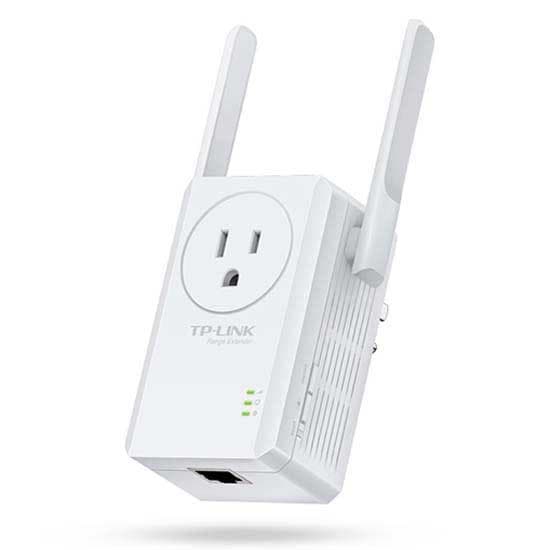 Tp-link Wifi Repeater Wifi 300 Mbps With Connector Soho Hvid