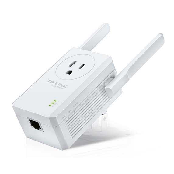 Tp-link Wifi Repeater Wifi 300 Mbps With Connector Soho Hvid Hvid