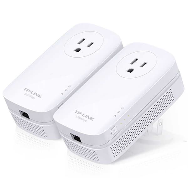 Tp-link Wifi Repeater Tl-pa8010p Kit 2 Enheder Hvid Hvid