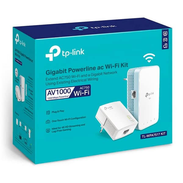 Tp-link Wifi Repeater Tl-wpa7517 Kit Transparent