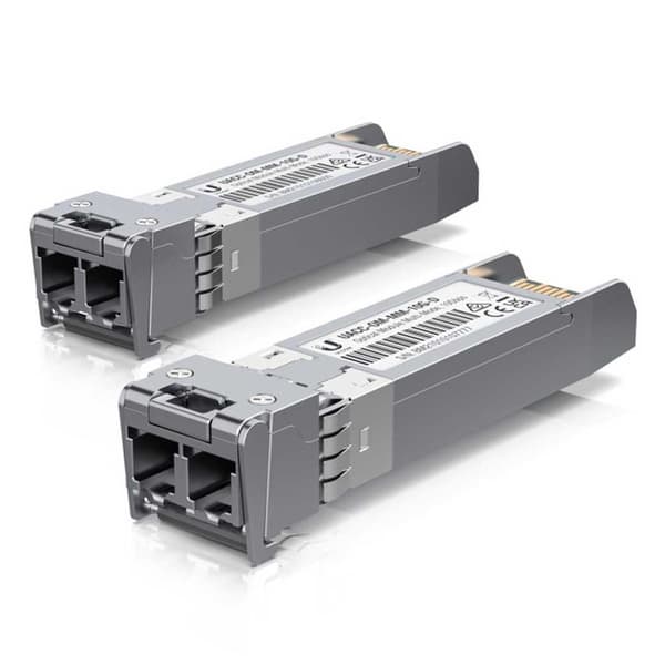 Ubiquiti Sfp+ Transceiver Uacc-om-sm-10g-d-20 2 Enheter Silver