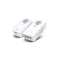 Miniatyrbild 1 av 4: CPL Tp Link Kit CPL AV1300 Gigabit WiFi AC1200 3 portar Ethernet Gigabit med förlängningsuttag