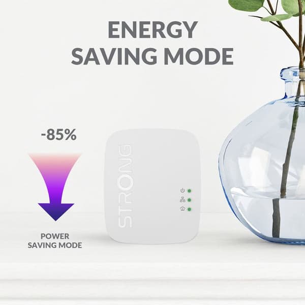 Kit CPL/Wifi Mini - STARK - 600 Mbps CPL - 300 Mbps Wifi - 1 Port Ethernet - Snabb installation