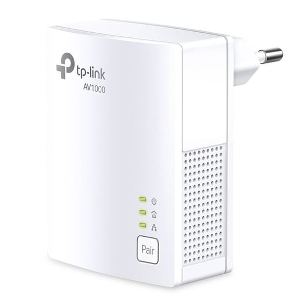 CPL-adapter - TP-LINK - AV1000 - 1000Mbps - Pass-through - Paket med 2 enheter