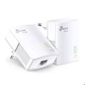 Miniatyrbild 1 av 3: CPL-adapter - TP-LINK - AV1000 - 1000Mbps - Pass-through - Paket med 2 enheter