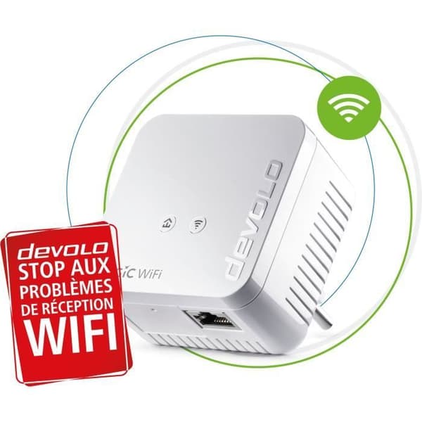 DEVOLO Magic 1 WiFi mini - Förlängning - 1 PLC-adapter - 1200 Mbit/s Vit