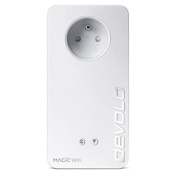 Adaptör CPL - Devolo - Magic 2 WiFi 6 - 1200 Mbits/s - HomePlug AV 2.0 - Vit Vit
