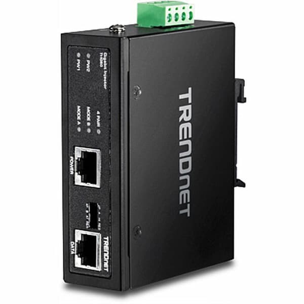POE-injektor Trendnet TI-IG60 1000 Mbit/s Svart