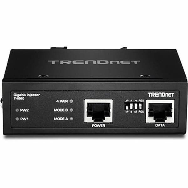 POE-injektor Trendnet TI-IG60 1000 Mbit/s Svart