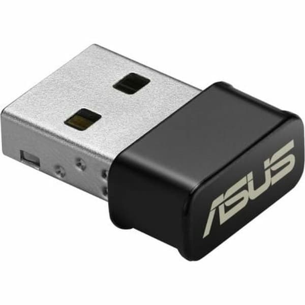 Nätadapter Asus USB-AC53 NANO 867 Mbps Svart, Rostfritt stål