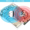 Miniatyrbild 6 av 7: WiFi-repetitor 300Mbps 2.4GHz - Repeterarläge/Router/AP | CE-märkt med LAN-port & WPS-knapp - Hemma/Kontor