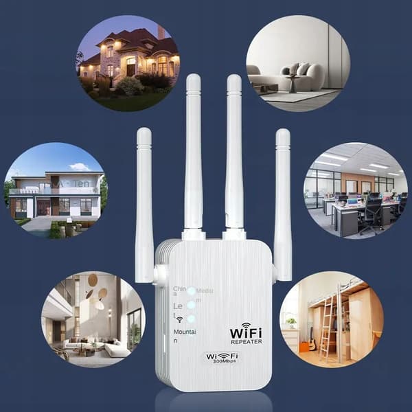 Toistin WIFI-SIGNAALINVAHVISTIN 300mb/s jopa 4 antenniin REITITIN TUKIASEMA