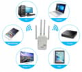 Pikkukuva 8 / 11: Toistin WIFI-SIGNAALINVAHVISTIN 300mb/s jopa 4 antenniin REITITIN TUKIASEMA
