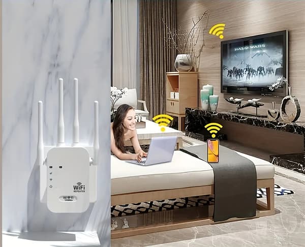 Toistin WIFI-SIGNAALINVAHVISTIN 300mb/s jopa 4 antenniin REITITIN TUKIASEMA