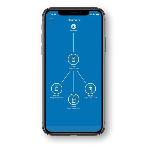 DEVOLO Magic 2 LAN - Förlängning - 1 CPL-adapter - 2400 Mbit/s