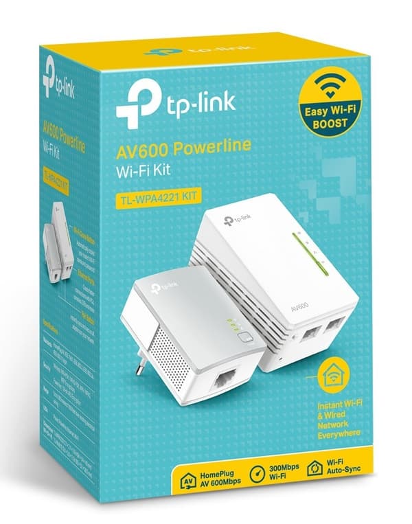 TP-Link AV600 600 Mbit/s Ethernet LAN Wi-Fi Vit 1 st
