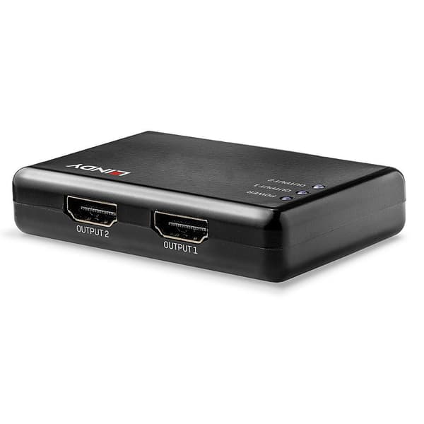 Lindy 2 Port HDMI 10.2G Splitter, Kompakt