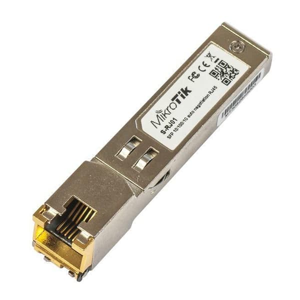 MikroTik RJ45 SFP-transceiver 10/100/1000M S-RJ01