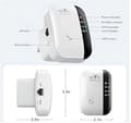 Miniatyrbild 2 av 6: WiFi Extender, WiFi Signal Booster - Med Repeater/AP-läge och WPS-funktion