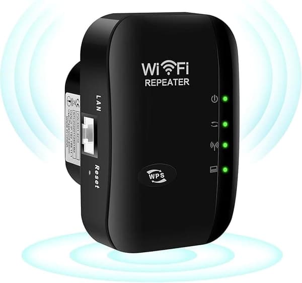 WiFi Extender, WiFi Signal Booster - Med Repeater/AP-läge och WPS-funktion