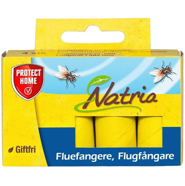 Natria® Kärpäsloukut - Myrkytön - 4 kpl