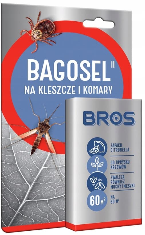 BROS BAGOSEL TIL SPRØJTNING MOD FLÅTER OG MYG, MIDFLUE, FLUER 30 ml