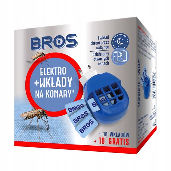BROS ELECTRO MYGGEAPPARAT + 10 patroner
