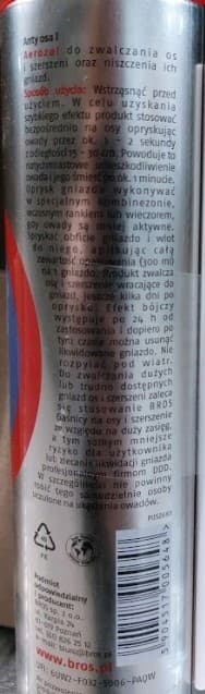 BROS HVEPSESPRAY MOD HVEPSER OG GEMHESSER SPRAY 300 ml