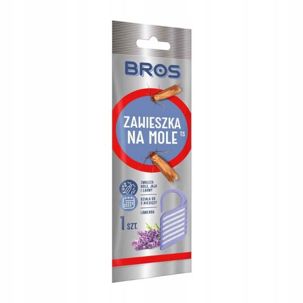 BROS TØJBØJLER LAVENDEL Til garderobe 1 stk.