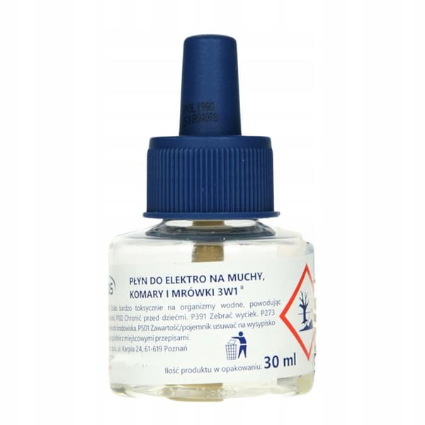 BROS ELECTRO FLUID 3-i-1 til fluer, myg, myrer 30 ml