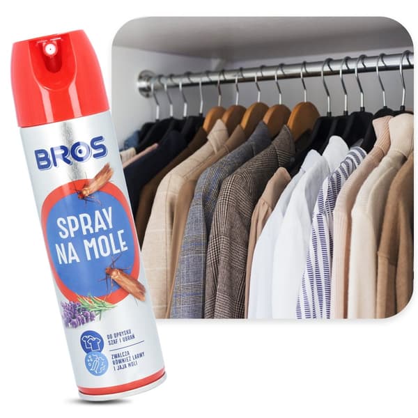 BROS VAATEKOI-SUIHKE vaatekaappien ja vaatteiden suihkuttamiseen 150 ml