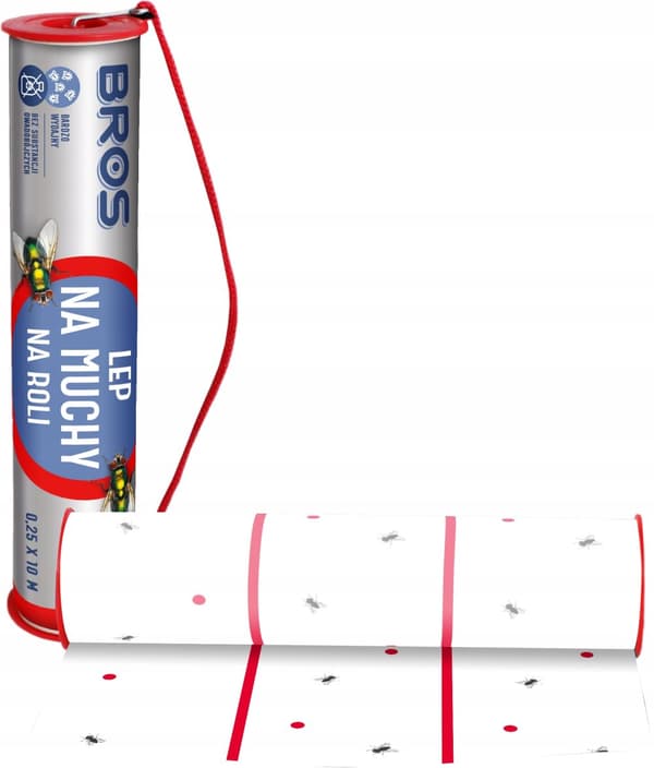 BROS FLUER OG ANDRE INSEKTER PAPIR PÅ RULLE På rulle lang 0,25 x 10 m