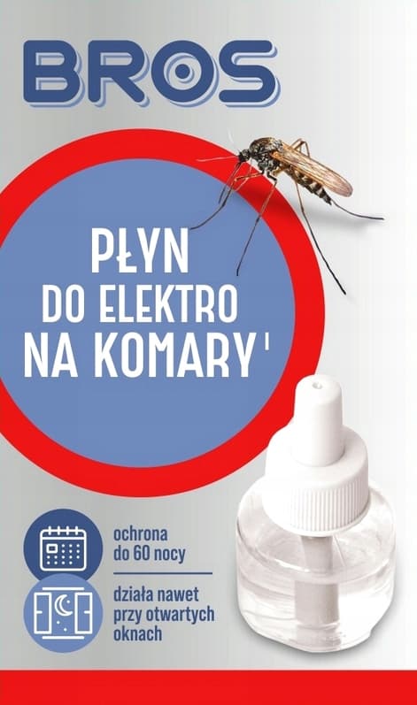 BROS electro+ myggemiddel til elektrisk fumigator BESKYTTELSE 60 NÆTTER 40 ml