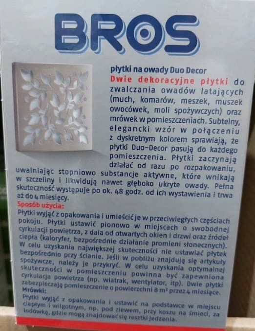BROS Hyönteislevy Dou-Decor 2 kpl