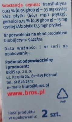 BROS Hyönteislevy Dou-Decor 2 kpl